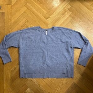 Free People periwinkle oversized sweater